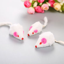 Load image into Gallery viewer, False Mouse Long-haired Tail Mice With Sound Rattling Soft Mini Mouse Plush Toy Funny Sound Squeaky Toy For Cats