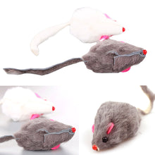 Load image into Gallery viewer, False Mouse Long-haired Tail Mice With Sound Rattling Soft Mini Mouse Plush Toy Funny Sound Squeaky Toy For Cats