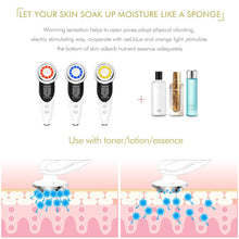 Load image into Gallery viewer, Multi-functional Eye Lifting Tighten Massage Vibration Skin Rejuvenation Device Cleaner LED Light Beauty Instrument