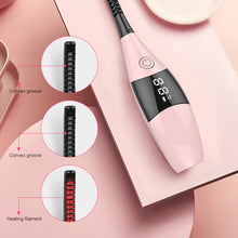 Load image into Gallery viewer, Electric Digital Display USB Charging Intelligent Heated Eyelash Curler Two-speed Temperature Control Lasting Shaping Tool