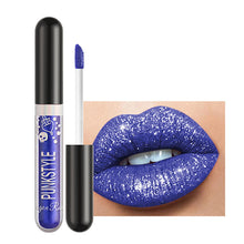 Load image into Gallery viewer, Metallic Color Non Stick Cup Lip Color Pearlescent Diamond Lip Polarized Lip Glaze Liquid Lipstick Makeup Cosmetics