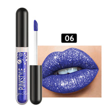 Load image into Gallery viewer, Metallic Color Non Stick Cup Lip Color Pearlescent Diamond Lip Polarized Lip Glaze Liquid Lipstick Makeup Cosmetics
