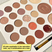 Load image into Gallery viewer, 26 Colors Portable Eyeshadow Palette Earth Color Eyeshadow Long Lasting Highlight Blusher Palette Eye Shadow Makeup Cosmetics