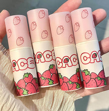Load image into Gallery viewer, Cute Waterproof Velvet Pink Brown Lip Glaze Matte Liquid Lipstick Strawberry Nude Red Lip Mud Cheek Rouge Tint Cosmetics