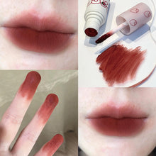 Load image into Gallery viewer, Cute Waterproof Velvet Pink Brown Lip Glaze Matte Liquid Lipstick Strawberry Nude Red Lip Mud Cheek Rouge Tint Cosmetics
