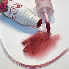 Load image into Gallery viewer, Cute Waterproof Velvet Pink Brown Lip Glaze Matte Liquid Lipstick Strawberry Nude Red Lip Mud Cheek Rouge Tint Cosmetics