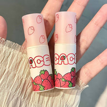 Load image into Gallery viewer, Cute Waterproof Velvet Pink Brown Lip Glaze Matte Liquid Lipstick Strawberry Nude Red Lip Mud Cheek Rouge Tint Cosmetics