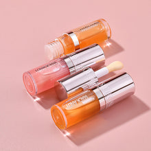 Load image into Gallery viewer, Transparent Lip Oil Moisturizing Lip Gloss White Peach Oolong Honey Rose Essence Lip Oil Mirror Lip Glaze Fade Lip Lines Cosmetics