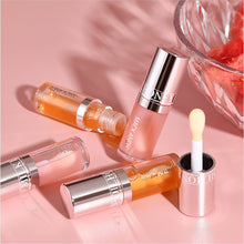 Load image into Gallery viewer, Transparent Lip Oil Moisturizing Lip Gloss White Peach Oolong Honey Rose Essence Lip Oil Mirror Lip Glaze Fade Lip Lines Cosmetics