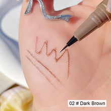 Load image into Gallery viewer, Waterproof Slim Eyeliner Liquid Pen Durable Sweat Resistant Black Brown Sleeping Silkworm Pen Color Makeup Cosmetics