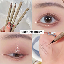 Load image into Gallery viewer, Waterproof Slim Eyeliner Liquid Pen Durable Sweat Resistant Black Brown Sleeping Silkworm Pen Color Makeup Cosmetics