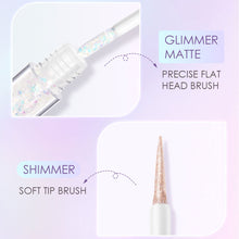 Load image into Gallery viewer, Shimmer Eyeshadow Matte Glitter Liquid Eyeshadow Sweat Proof Eye Shadow Silkworm Waterproof Quick Dry Long-lasting Eyes Makeup Cosmetics