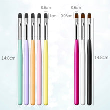 Load image into Gallery viewer, Nails Art Brush Pattern Painting DIY Nail Art Acrylic UV Gel Extension Builder Coating Pen Creative Manicure Accessories Tool