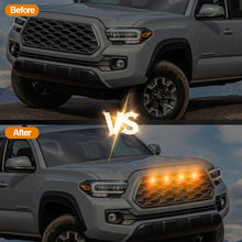 Load image into Gallery viewer, 4Pcs DC12V LED Front Grill Lights External Grill Lamp for Toyota Tacoma Raptor TRD Off Road Sport 2020 2021