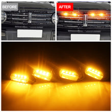 Load image into Gallery viewer, 4Pcs/Set Front Grille Lighting Raptor-style Grille Light LED Grill Mount Assemblies For 2016-2019 Toyota Tacoma TRD Pro Grill