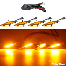 Load image into Gallery viewer, 4Pcs LED Front Grille Lights White Amber Light External Grille Lamps Daytime Running Lamps For Toyota 4Runner TRD Pro 2014-2019