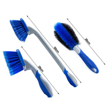 Load image into Gallery viewer, Car Multi-Functional Washer Vehicle Body Surface Wheel Scrub Tyre Cleaning Brush Tire Wheel Rim Hub Brushes Auto with 3 Size