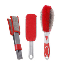 Load image into Gallery viewer, 3Pcs Car Wheel Brush Rim Cleaning Tool Tire Cleaning Brush Repair Maintenance Auto Parts Sponge Brush Outlet Air Brush