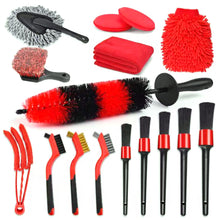Load image into Gallery viewer, 16Pcs/Set Car Detailing Brush Set Cleaning Brushes Power Scrubber Brush For Car Leather Air Vents Rim Cleaning Dirt Dust Clean Tools