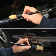 Load image into Gallery viewer, 5Pcs Car Detail Brush Boar Hair Bristle Brushes for Car Cleaning Auto Exterior Interior Detail Tools Dashboard Cleaning Brush
