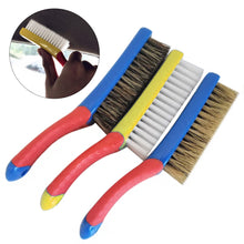 Load image into Gallery viewer, Car Interior Roof Fabric Handle Brush Leather Seat Brush Floor Mat Cleaning Bristles Flux Brush Cleaning Brush