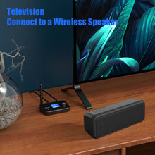 Load image into Gallery viewer, 6 in 1 Long Range Bluetooth 5.1 Audio Transmitter Receiver RCA 3.5mm AUX Stereo Wireless Adapter For PC TV Headphones