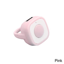 Load image into Gallery viewer, Wireless Shutter Release Button Fingertip Ring Remote Control Phone Selfie Video Controller Rechargeable Self-Timer Shutter