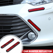 Load image into Gallery viewer, 2Pcs Reflective Car Bumper Reflector Motorcycle Front Fork Reflector Sticker Warning Reflectorized Sign