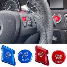 Load image into Gallery viewer, 2Pcs Car Steering Wheel M Alphabet Mode & Start Stop Engine Button Replacement Fit For BMW 3 Series E90 E92 E93 M1 M2 M3 M4 M5 2007-2013