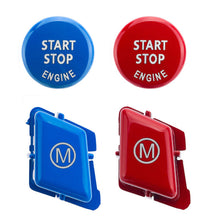 Load image into Gallery viewer, 2Pcs Car Steering Wheel M Alphabet Mode & Start Stop Engine Button Replacement Fit For BMW 3 Series E90 E92 E93 M1 M2 M3 M4 M5 2007-2013