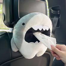 Load image into Gallery viewer, Car Tissue Box Creative Short Plush Tissue Box Car Armrest Box Car Seat Decorations Cartoon Accessories