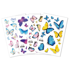 Load image into Gallery viewer, Colorful Butterfly Tattoo Stickers Waterproof Long Lasting Tattoo Stickers Temporary Body Art Tattoo