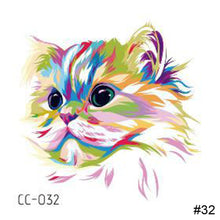 Load image into Gallery viewer, Cartoon Cute Animal Tattoo Stickers Temporary Body Art Tattoo Waterproof Long Lasting Tattoo Stickers