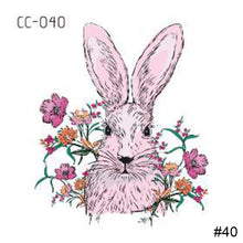 Load image into Gallery viewer, Cartoon Cute Animal Tattoo Stickers Temporary Body Art Tattoo Waterproof Long Lasting Tattoo Stickers