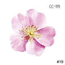 Load image into Gallery viewer, Colorful Small Fresh Flower Tattoo Stickers Temporary Body Art Tattoo Waterproof Long Lasting Tattoo Stickers