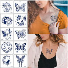 Load image into Gallery viewer, Small Fresh Single Pattern Tattoo Stickers Waterproof Long Lasting Tattoo Stickers Temporary Body Art Tattoo