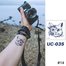Load image into Gallery viewer, Small Fresh Single Pattern Tattoo Stickers Waterproof Long Lasting Tattoo Stickers Temporary Body Art Tattoo