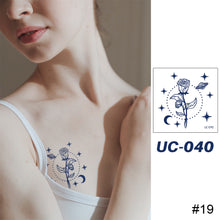 Load image into Gallery viewer, Small Fresh Single Pattern Tattoo Stickers Waterproof Long Lasting Tattoo Stickers Temporary Body Art Tattoo
