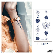Load image into Gallery viewer, Small Fresh Tattoo Stickers Temporary Body Art Tattoo Waterproof Long Lasting Tattoo Stickers for Men Women