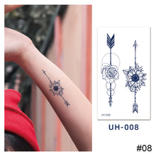 Load image into Gallery viewer, Small Fresh Tattoo Stickers Temporary Body Art Tattoo Waterproof Long Lasting Tattoo Stickers for Men Women