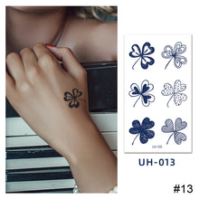 Load image into Gallery viewer, Small Fresh Tattoo Stickers Temporary Body Art Tattoo Waterproof Long Lasting Tattoo Stickers for Men Women