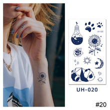 Load image into Gallery viewer, Small Fresh Tattoo Stickers Temporary Body Art Tattoo Waterproof Long Lasting Tattoo Stickers for Men Women