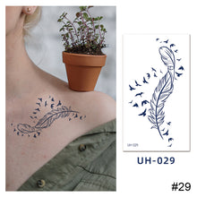 Load image into Gallery viewer, Small Fresh Tattoo Stickers Temporary Body Art Tattoo Waterproof Long Lasting Tattoo Stickers for Men Women