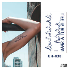 Load image into Gallery viewer, Small Fresh Tattoo Stickers Temporary Body Art Tattoo Waterproof Long Lasting Tattoo Stickers for Men Women