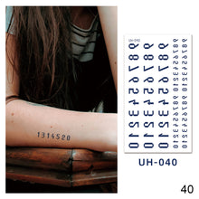 Load image into Gallery viewer, Small Fresh Tattoo Stickers Temporary Body Art Tattoo Waterproof Long Lasting Tattoo Stickers for Men Women
