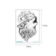 Load image into Gallery viewer, Wolf Pattern Arm Tattoo Stickers Waterproof Long Lasting Tattoo Stickers Personalized Temporary Tattoo for Men