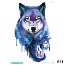 Load image into Gallery viewer, Wolf Pattern Arm Tattoo Stickers Waterproof Long Lasting Tattoo Stickers Personalized Temporary Tattoo for Men