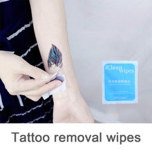 Load image into Gallery viewer, Tattoo Removal Wipes Portable Convenient Tattoo Sticker Cleaning Wipes Quick Tattoo Removal Tattoo Accessory