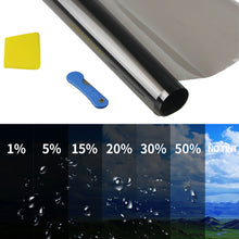 Load image into Gallery viewer, 50x300cm 1/5/15/25/35/50 Percent Car Window Tint Film Car Glass Sticker Sun Shade Film Summer UVProtctor Car Sticker Film