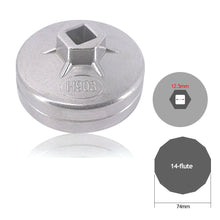 Load image into Gallery viewer, Replacement for Mercedes Benz 74mm 14 Flute Aluminum Oil Filter Wrench Socket Remover Tool Car Accessories